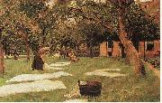 Max Liebermann Die Rasenbleiche oil